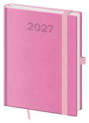 Diář 2027 týdenní B6 Print Pop - růžová