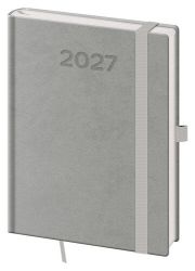 Diář 2027 týdenní B6 Print Pop - šedá