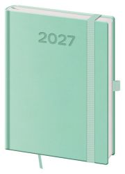Diář 2027 týdenní B6 Print Pop - světle zelená