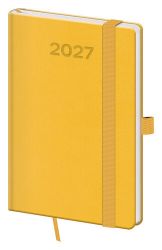 Diář 2027 týdenní kapesní Print Pop - žlutá Diář 2027 týdenní kapesní Print Pop - žlutá