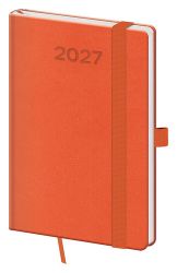 Diář 2027 týdenní kapesní Print Pop - oranžová Diář 2027 týdenní kapesní Print Pop - oranžová
