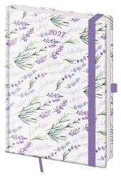 Diář 2027 denní A5 Vario - Lavender s gumičkou Diář 2027 denní A5 Vario - Lavender s gumičkou
