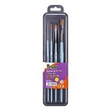 Štětec BR Art synt. kulatý 1,3 + plochý 6,12 BR-2202