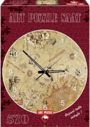 Puzzle hodiny Mapa kapitána Reise 570 dílků Puzzle hodiny Mapa kapitána Reise 570 dílků