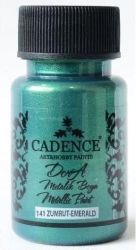 Metalická akrylová barva Cadence Dora Metalic - emeraldová zelená / 50 ml Metalická akrylová barva Cadence Dora Metalic - emeraldová zelená / 50 ml