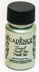 Metalická akrylová barva Cadence Dora Metalic - světlá mátová / 50 ml - Barvy a tuše Metalická akrylová barva Cadence Dora Metalic - světlá mátová / 50 ml