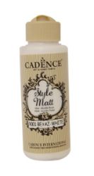 Matná akrylová barva Cadence Style Matt - bílá / 120 ml - Barvy a tuše Matná akrylová barva Cadence Style Matt - bílá / 120 ml