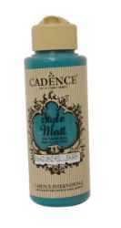 Matná akrylová barva Cadence Style Matt - světlá mořská zelená / 120 ml