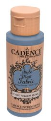 Textilní barva Cadence Style Matt Fabric - tmavě modrá / 50 ml - Barvy a tuše Textilní barva Cadence Style Matt Fabric - tmavě modrá / 50 ml