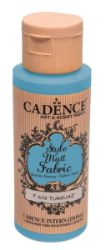 Textilní barva Cadence Style Matt Fabric - tyrkysová / 50 ml - Barvy a tuše Textilní barva Cadence Style Matt Fabric - tyrkysová / 50 ml