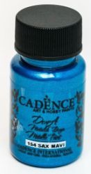 Metalická akrylová barva Cadence Dora Metalic - tmavě modrá / 50 ml - Barvy a tuše Metalická akrylová barva Cadence Dora Metalic - tmavě modrá / 50 ml