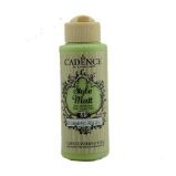 Matná akrylová barva Cadence Style Matt - zelená jarní / 120 ml Matná akrylová barva Cadence Style Matt - zelená jarní / 120 ml