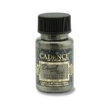 Metalická barva na textil Cadence Dora Textile - antracit / 50 ml - Barvy a tuše Metalická barva na textil Cadence Dora Textile - antracit / 50 ml