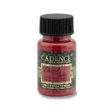 Metalická barva na textil Cadence Dora Textile - červená / 50 ml Metalická barva na textil Cadence Dora Textile - červená / 50 ml