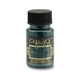 Metalická barva na textil Cadence Dora Textile - petrolejová modrá / 50 ml