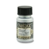 Metalická barva na textil Cadence Dora Textile - stříbrná / 50 ml