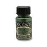 Metalická barva na textil Cadence Dora Textile - zelená / 50 ml - Barvy a tuše Metalická barva na textil Cadence Dora Textile - zelená / 50 ml