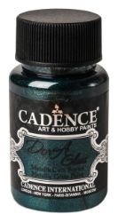 Metalická barva na sklo Cadence Dora Glass 50ml - petrolejová - Barvy a tuše Metalická barva na sklo Cadence Dora Glass 50ml - petrolejová