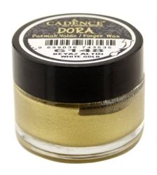 Patinovací metalický vosk, 20 ml - bílé zlato, white gold
