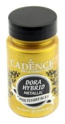 Univerzální barva Cadence Dora Hybrid, 90ml - rich gold, sytá zlatá Univerzální barva Cadence Dora Hybrid, 90ml - rich gold, sytá zlatá