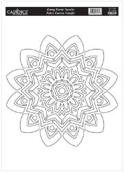 Transferový obrázek na textil Cadence 25x35 cm / Mandala 3 Transferový obrázek na textil Cadence 25x35 cm / Mandala 3