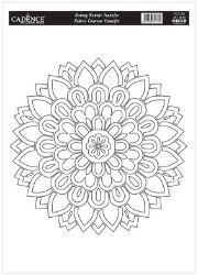 Transferový obrázek na textil Cadence 25x35 cm / Mandala 4 Transferový obrázek na textil Cadence 25x35 cm / Mandala 4