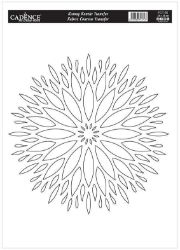 Transferový obrázek na textil Cadence 25x35 cm / Mandala 5 Transferový obrázek na textil Cadence 25x35 cm / Mandala 5