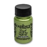 Metalická akrylová barva Cadence Dora Metalic - světle zelená / 50 ml