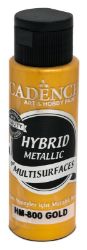 Metalická barva na všechny povrchy Cadence Hybrid Metallic, 70 ml - gold, zlatá