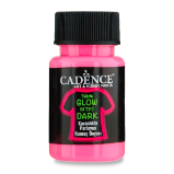 Textilní barva Cadence svítící ve tmě - růžová / 50 ml Textilní barva Cadence svítící ve tmě - růžová / 50 ml