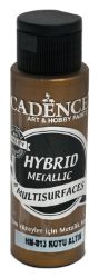Metalická barva na všechny povrchy Cadence Hybrid Metallic, 70 m - dark gold, tmavá zlatá