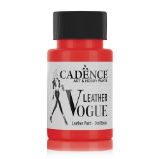 Barva na kůži Cadence Leather Vogue, 50 ml - red, červená Barva na kůži Cadence Leather Vogue, 50 ml - red, červená