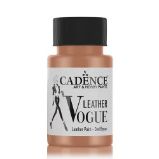 Metalická barva na kůži Cadence Leather Vogue, 50 ml - bronze, bronzová Metalická barva na kůži Cadence Leather Vogue, 50 ml - bronze, bronzová