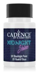 Svítící UV barva na textil Cadence Midnight Shine, 50 ml - blue, modrá - Kreativní sady a materiály Svítící UV barva na textil Cadence Midnight Shine, 50 ml - blue, modrá
