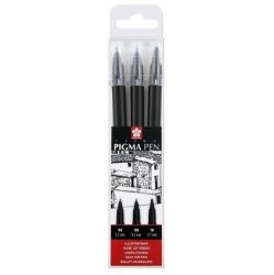 Sada Sakura Pigma Pen Black 3ks