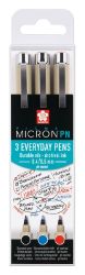 SAKURA sada Pigma Micron PN - 3 ks (černý, modrý, červený) - Fixy SAKURA sada Pigma Micron PN - 3 ks (černý, modrý, červený)