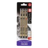 Sakura Sada Pigma Micron Black 2+1 Graphic1 zdarma - Fixy Sada Pigma Micron Black 2+1 Graphic1 zdarma