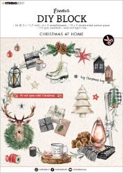 DIY Blok s výseky Studio Light "Christmas at Home", A4, 32 l. - Vánoce doma DIY Blok s výseky Studio Light "Christmas at Home", A4, 32 l. - Vánoce doma
