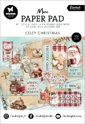 Mini kreativní blok Studio Light "Cozy Christmas", A7, 24 l. - Vánoční cukroví - Kreativní sady a materiály Mini kreativní blok Studio Light "Cozy Christmas", A7, 24 l. - Vánoční cukroví