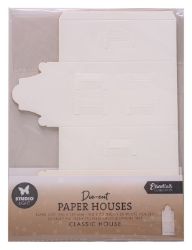 DIY Vánoční domečky Studio Light, 25x18,5 cm, 10 l. - Městský domek