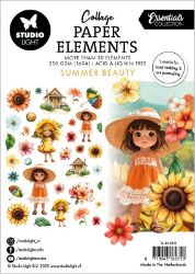 Papírové výseky Studio Light "Summer Beauty", 34 ks - Rozkvetlé léto - Kreativní sady a materiály Papírové výseky Studio Light "Summer Beauty", 34 ks - Rozkvetlé léto