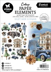 Papírové výseky Studio Light "Oldtimer Chique", 34 ks - Luxusní vintage - Kreativní sady a materiály Papírové výseky Studio Light "Oldtimer Chique", 34 ks - Luxusní vintage