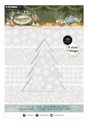 Pergamenové papíry Studio Light "Christmas Forest", A5, 16 l. - Vánoční lesík - Papíry a čtvrtky Pergamenové papíry Christmas Forest A5 - Vánoční lesík