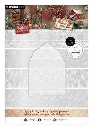 Pergamenové papíry Cottage Christmas A5 - Vánoce na chatě