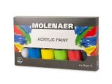 Molenaer Sada akrylových barev 6 x 75 ml - Výtvarné potřeby Molenaer Sada akrylových barev 6 x 75 ml