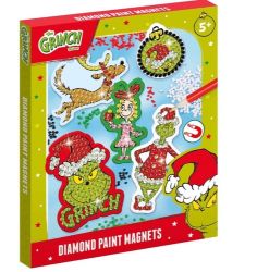 Grinch Výroba magnetů s diamantovými kameny - Kreativní sady a materiály Grinch Výroba magnetů s diamantovými kameny