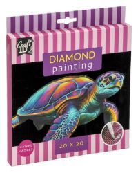 Diamantové malování, sametové plátno Želva - Kreativní sady a materiály Diamantové malování, sametové plátno Želva
