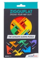 Recenttoys Hlavolam - Zigguflat Puzzle