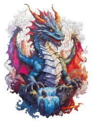 Dřevěné puzzle - Drak Dřevěné puzzle - Drak