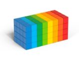 Geomag Magicube Full Color 8C 128 dílků - Hračky Geomag Magicube Full Color 8C 128 dílků